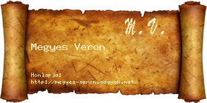 Megyes Veron névjegykártya